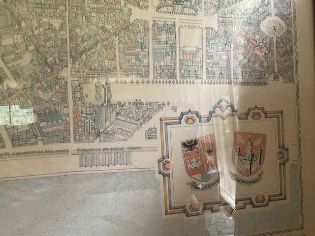 Kaart antwerpen anno 1985 - afbeelding 2 van  4