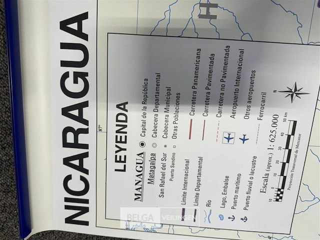 Kaarten nicaragua + republiek congo + nicaragua + rwanda - afbeelding 3 van  6