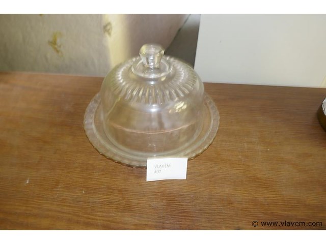 Kaasstolp in glas - afbeelding 1 van  1