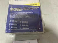 Kabbelklemmen assortiment wit-zwart 390 delig - afbeelding 1 van  3