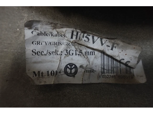 Kabel 3g1,5mm - afbeelding 2 van  2