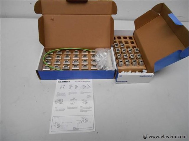Kabel connectors rj45 gigamedia - afbeelding 1 van  3