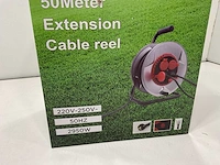 Kabel haspel metaal 50 meter - afbeelding 2 van  3