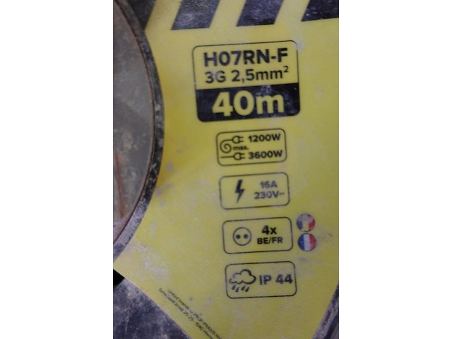 Kabel op haspel lumx - afbeelding 2 van  2