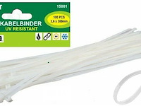 Kabelbinders wit - afbeelding 1 van  1