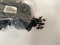 Kabelclips zwart, 7mm rond - afbeelding 2 van  2