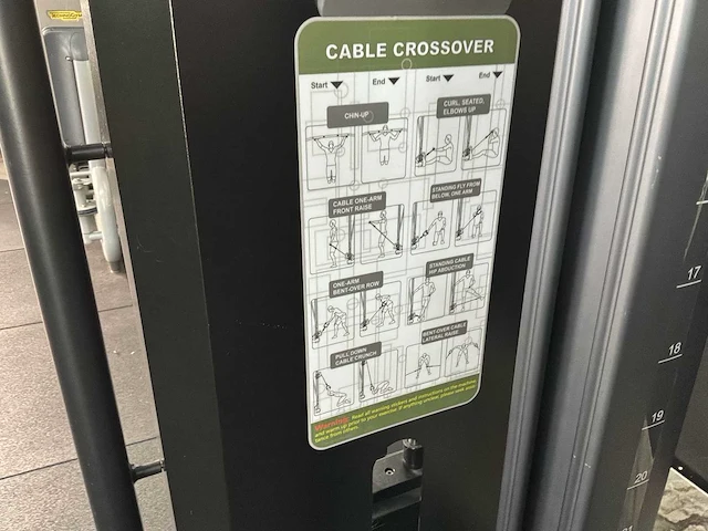 Kabelcrossover multi-gym - afbeelding 7 van  8