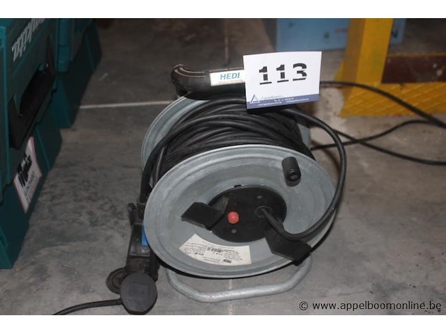 Kabelhaspel, hedi, 02540n7h000h, 40m, 230v, 16a, ip44, werking niet gekend - afbeelding 1 van  2