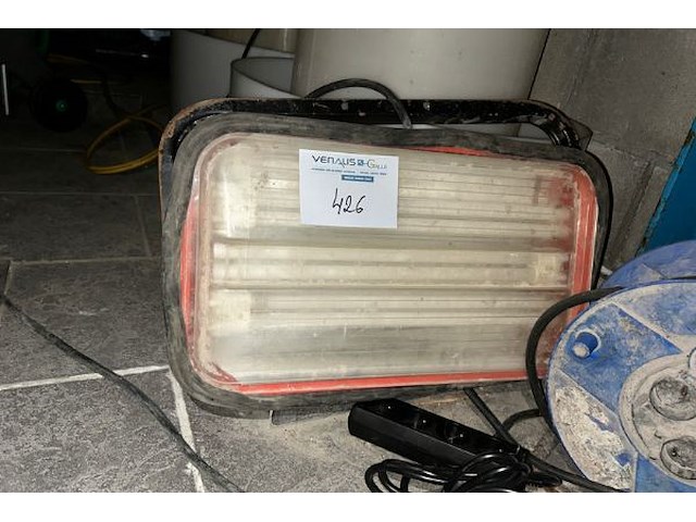 Kabelhaspel + lamp - afbeelding 2 van  3