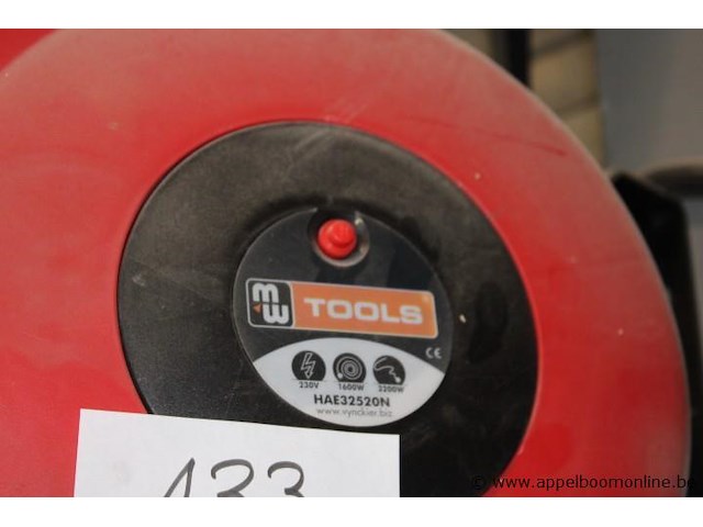 Kabelhaspel mw tools, hae32520n, 230v, werking niet gekend - afbeelding 2 van  2