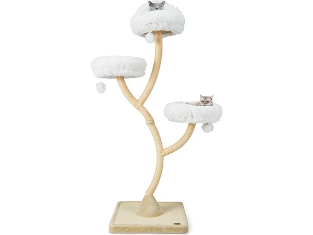 Kabpaal, 178 cm krabpaal met sisalkrabzuilen - afbeelding 2 van  8