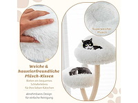 Kabpaal, 178 cm krabpaal met sisalkrabzuilen - afbeelding 5 van  8