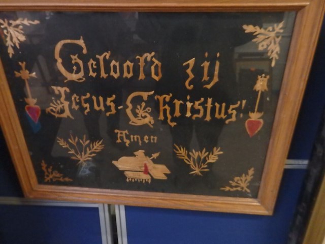 Kader jezus christus 80cmx60cm - afbeelding 1 van  1