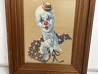 Kader kruisjessteek clown - afbeelding 1 van  1