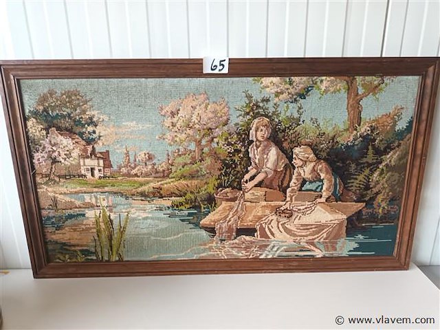 Kader met borduurwerk - afbeelding 1 van  3