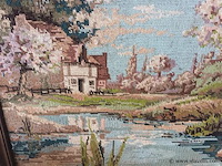 Kader met borduurwerk - afbeelding 2 van  3