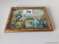 Kader met devotie prent - afbeelding 2 van  2