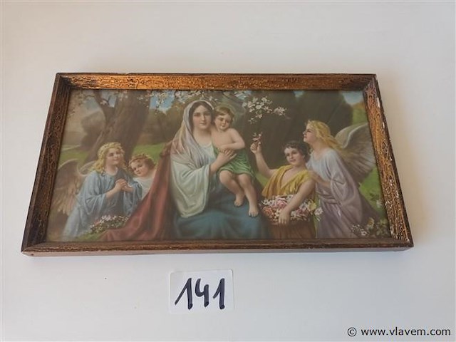 Kader met prent devotie - afbeelding 1 van  3