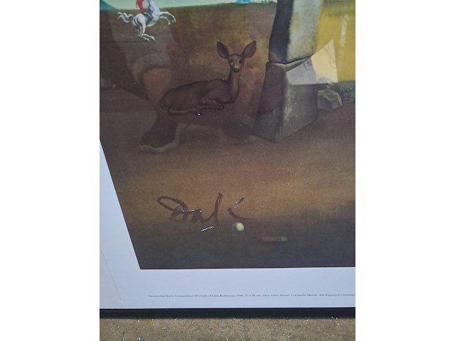 Kader met schilderwerk van dali - afbeelding 2 van  3