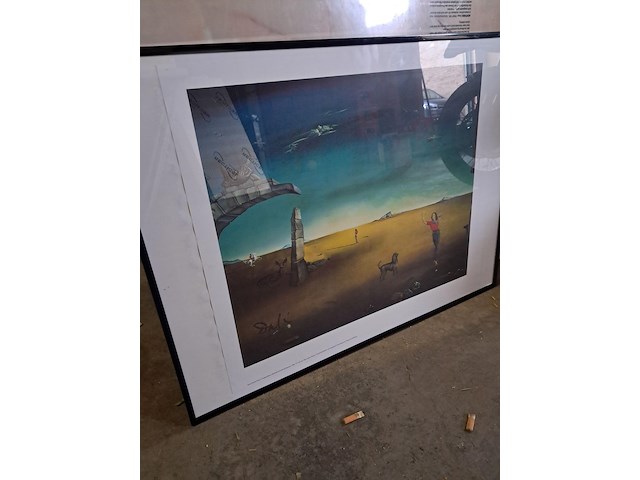 Kader met schilderwerk van dali - afbeelding 3 van  3