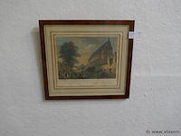 Kader met tekening gent - afbeelding 1 van  2