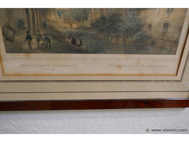 Kader met tekening gent - afbeelding 2 van  2