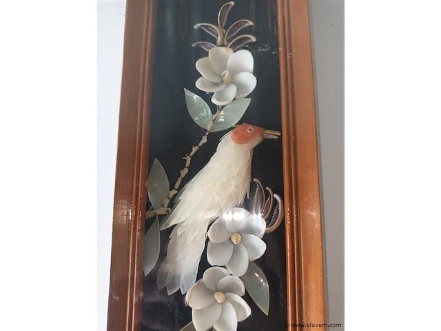 Kader met vogel - afbeelding 3 van  3