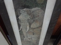 Kader olifant hoogte 50cm x 30cm - afbeelding 1 van  1