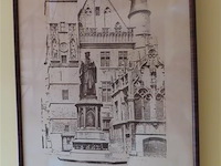 Kader werk achter glas - afbeelding 1 van  3