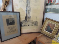 Kaders 4 stuks + spiegel - afbeelding 3 van  4