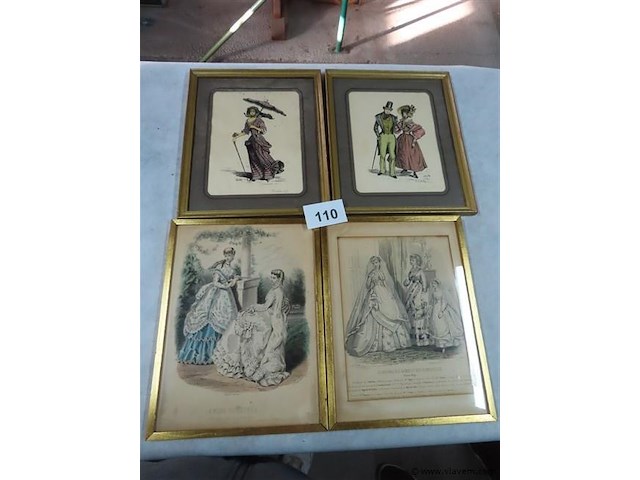 Kaders 4 stuks - afbeelding 1 van  3