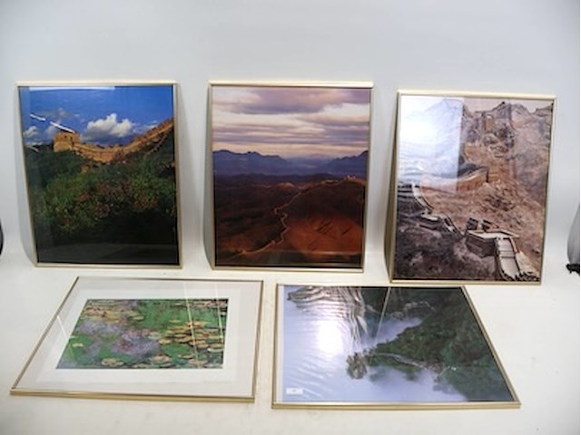 Kaders goudkleurig (x5) - afbeelding 1 van  6