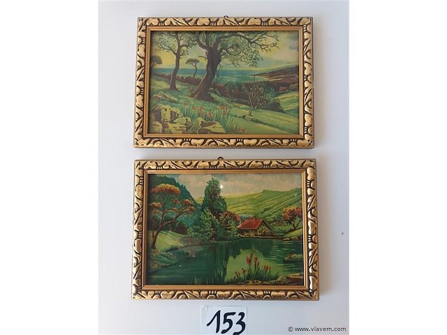 Kaders met prent. 2 stuks - afbeelding 1 van  3