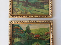 Kaders met prent. 2 stuks - afbeelding 1 van  3