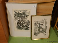 Kaders met tekening - afbeelding 2 van  3
