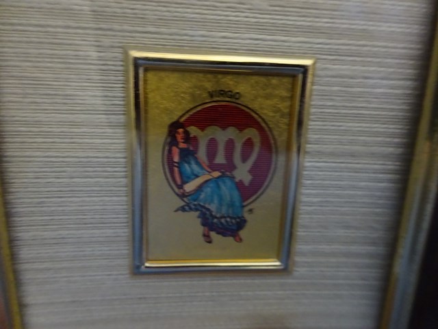 Kadertje virgo met 24k goud - afbeelding 1 van  2