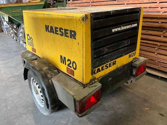 Kaeser m20 verrijdbare bouwcompressor - afbeelding 8 van  12