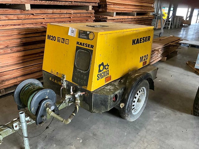 Kaeser m20 verrijdbare bouwcompressor - afbeelding 5 van  12