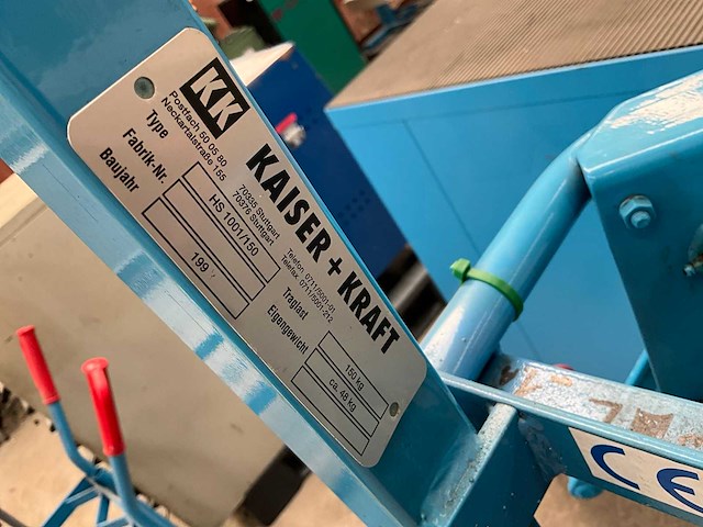 Kaiser + kraft hs 1001/150 stapelaar - afbeelding 3 van  3