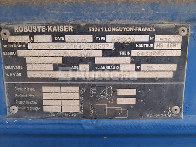 Kaiser s430 oplegger kantelwagen - afbeelding 2 van  17