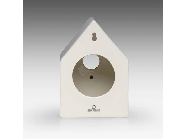 Kaisin charles (1972), a porcelain birdhouse, 2007, edition by boch keramis, la louvière, 21 x 14 x 14 cm. (8.26 x 5.50 x 5.50 in.) - afbeelding 4 van  7