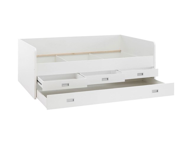 Kajuitbed arkea 120x200 met 3 lades - wit - afbeelding 2 van  3
