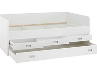 Kajuitbed arkea 120x200 met 3 lades - wit - afbeelding 2 van  3