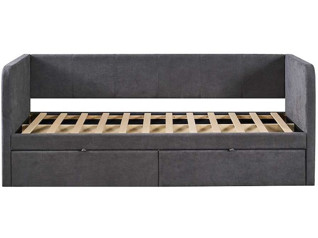 Kajuitbed parma - 90x200cm - met 2 lades - grijs - afbeelding 2 van  7