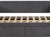 Kajuitbed parma - 90x200cm - met 2 lades - grijs - afbeelding 2 van  7