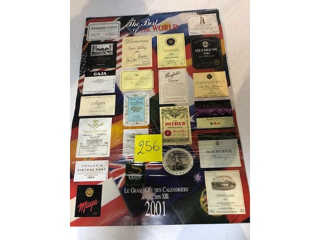 Kalender met wijnetiketten 2001 - afbeelding 1 van  7