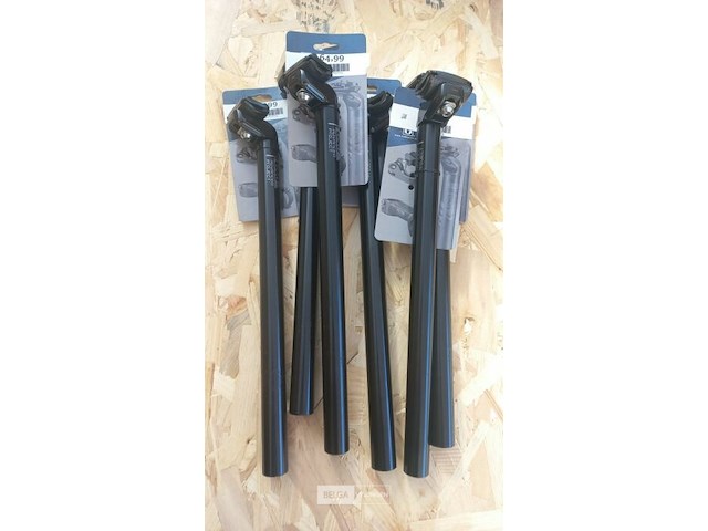 Kalloy zadelpen 27,2 mm 400 mm uno sp-602 zwart 1903 – one size - afbeelding 1 van  1