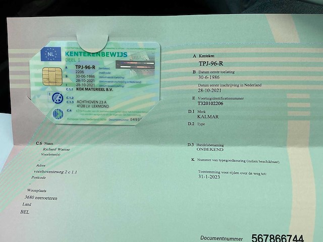 Kalmar vorkheftruck - afbeelding 7 van  11