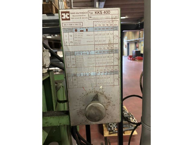 Kaltenbach kks 400 cirkelzaagmachine metaal - afbeelding 4 van  8