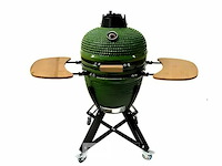 Kamado grill + trolly ( 18 inch | ± 45cm) groen - afbeelding 1 van  1